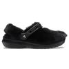 Crocs Classic Fuzzy Clogs Winter Slippers Women Slippers Black 207303-001
