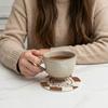 Round Diatom Mud Coaster Non-slip Cup Mat Practical Tableware Mat  Home
