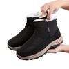 Модная мужская обувь Зимние теплые плюшевые балетки Снежные ботинки Нескользящие Водонепроницаемые на платформе Повседневные Удобные Универсальные уличные ботинки для ходьбы
