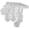 Set of 12 Individual Jars with Screw Lids In a Box. Ref 13189