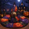 Vintage Halloween Witch Hat Wide Brim Festival Hat Gothic Party Hat  Cosplay Party