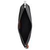 Coach Pouch 25 Zipper Closure Embossed Logo Calfskin Clutch Medium Men clutch Black CEB50-SVBK