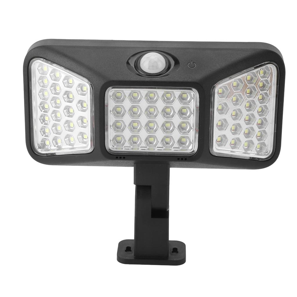 Outdoor Wall Light LED Waterproof Three Side Illuminated 140 Degree Wide Angle Solar Wall Lamp for Terrace Garage