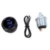 52mm Digital Oil Pressure Gauge Oil Press Meter with Blue Back Light Universal Fit for 12v Vehicle