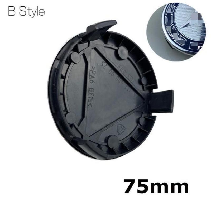 4 шт./лот 75 мм Колпачки ступицы колеса автомобиля Эмблема значок Для B/-e-n/z A1714000025 Аксессуары