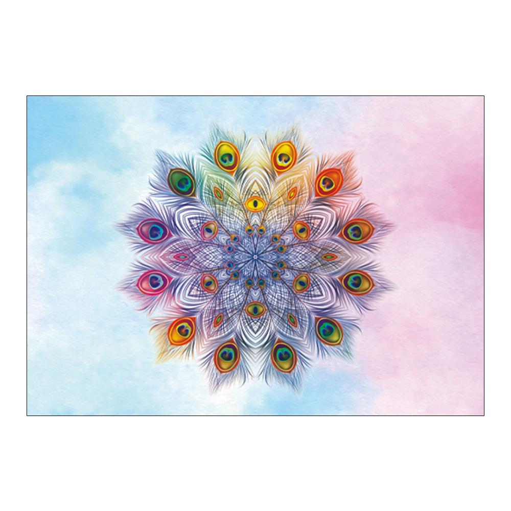 Нескользящий коврик для ванной, мягкий ковер для декора гостиной, спальни, ковер для детской комнаты, ковер в стиле бохо с рисунком мандалы