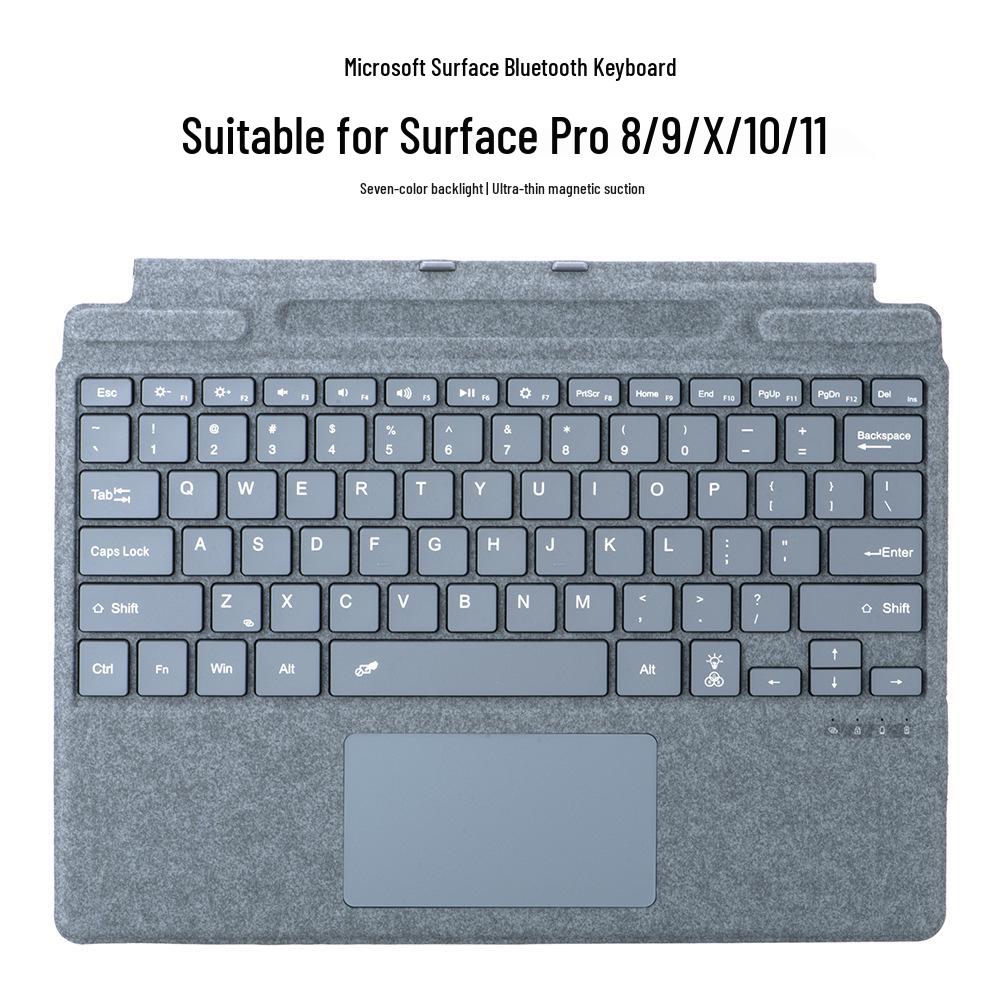 Беспроводная магнитная тонкая клавиатура-чехол для планшетов Microsoft Surface Pro