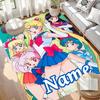 Custom Name Personalized Sailor Moon Print Carpet, Versatile Home Decor Rug, for Playroom, Apartment, Balcony, Entryway, Hallway Gift