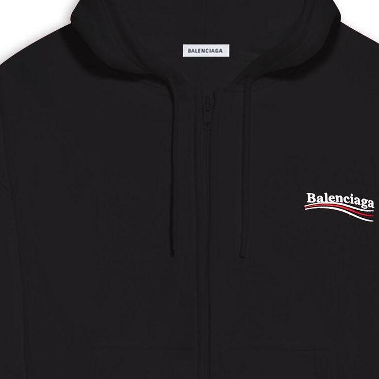Balenciaga FW22 Sweatshirt Slim Fit Men's Black 620972TKVI91070