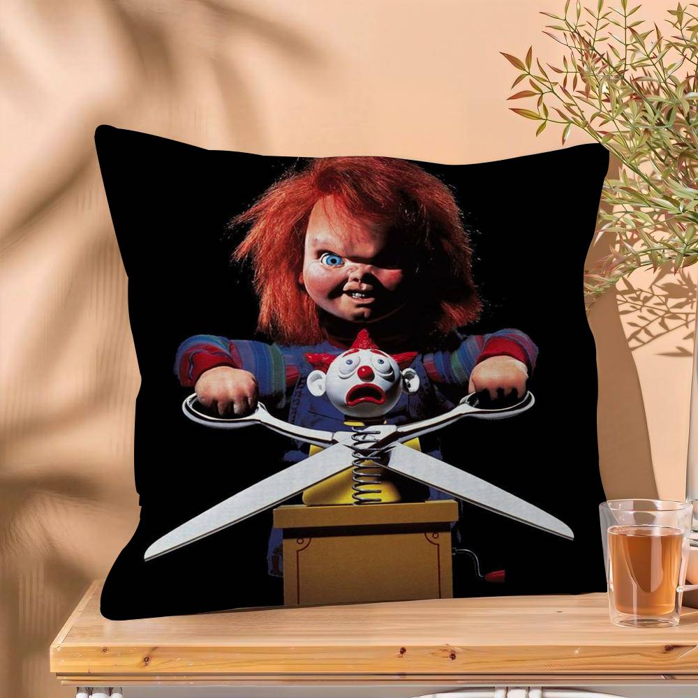 Classic Chucky Horror Movie pillow cover sofa cushion cover home room decoration children gift