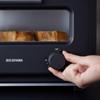 Iris Ohyama Toaster 2 Instant Faster and More Uses Flat Carbon Temperature Charcoal Oven, Pieces, Steam, Heat, Tasty, Heater, Adjustment, Timer,
