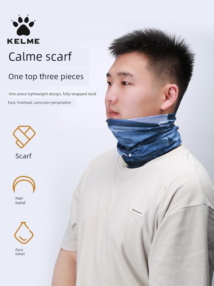Kelme Sun Protection Ice Silk Mask Cycling Magic Headband Ear Hanging Neckerchief Cover Men's Face Towel Bicycle Fishing Outdoor