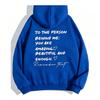 2026 new To The Person Behind Me You Are Amaeing Women Hooded Sweatshirts Autumn Winter Warm Casual Hoodie Harajuku Casual Tops