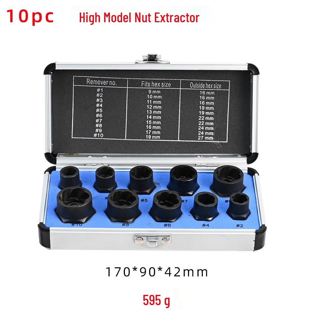 Набор экстракторов для гаек и болтов из 23 предметов для сорванных и сломанных головок