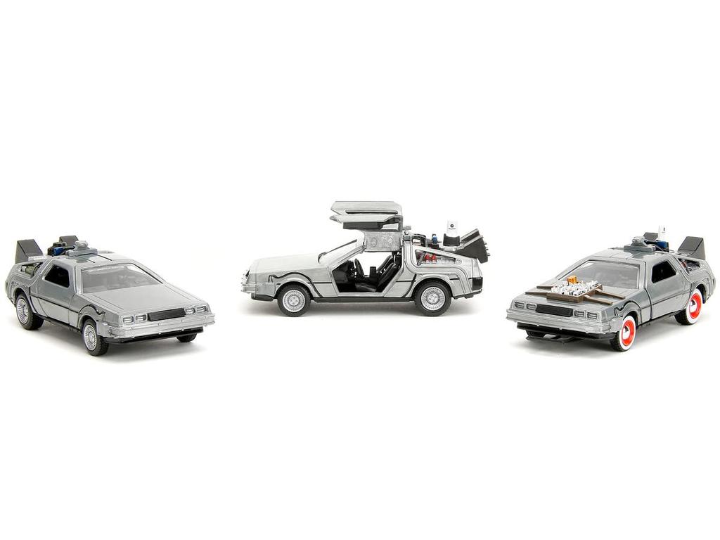 JADA TOYS Набор «Назад в будущее» Delorean Back To The Future 33399 1/32 1-2-3 [Предмет]