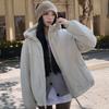 Модные зимние женские парки с капюшоном, толстые теплые куртки, элегантные свободные женские пальто