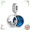 Plata Charms of Ley из стерлингового серебра 925 пробы, разноцветная эмаль, бусины для собак, кулон, подходят для оригинального браслета 925, изготовления ювелирных изделий своими руками