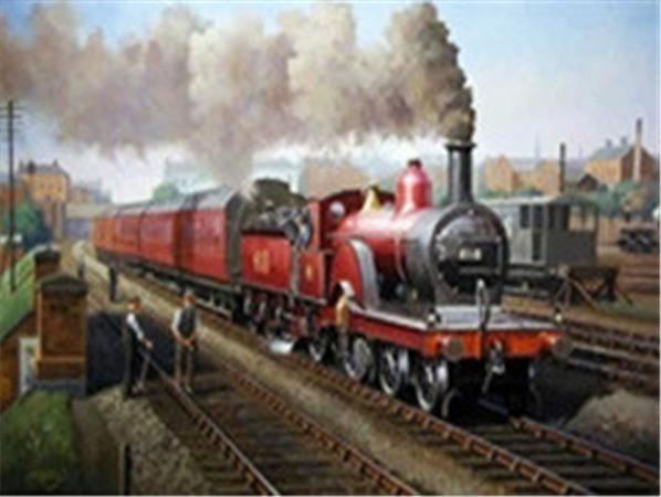 Настенные постеры Алмазная картина Поезд Вышивка крестом Алмазная вышивка Пейзаж Украшение гостиной