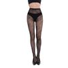 European & American Kitten Pattern Jacquard Fishnet Stockings