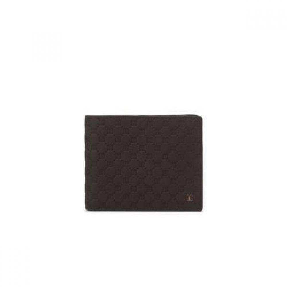 Daks Brown European Imported Leather Wallet Dd Pattern Dbwa6e368w3