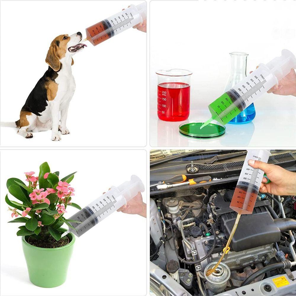 Многоразовый шприц большой емкости, прозрачный шприц для кормления домашних животных, шприц для клизмы, клей, наполнитель