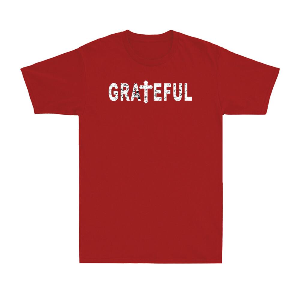 Grateful Religious Tshirt Jesus Cross Christian Religion God Gift Unisexs Tshirt