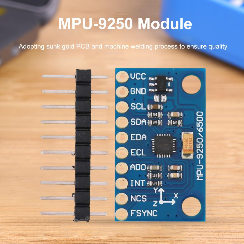 GY-9250 MPU9250 9-осевая плата-модуль датчика ориентации/9-осевой датчик Гироскоп+Акселерометр+Магнитометр Модуль датчика Питание 3-5В