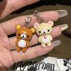 Clothing Jewelry Cute Bear Keychain Mini Cartoon Lobster Clasp Charm for School Bag