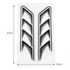 3D Shark Gills Waterproof Flow Fender Decor Car Stickers Vent Air Decals
