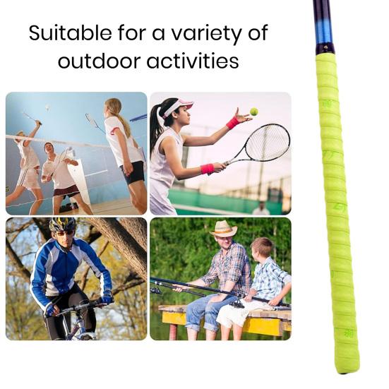 Впитывающая пот лента для захвата теннисной ракетки Нескользящая впитывающая лента из искусственной кожи для теннисной ракетки для бадминтона