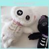 Скелет Киберпанк Кот Светодиодное Лицо Плюшевое Животное Укладываемый Мех Дизайн Креативный Дом