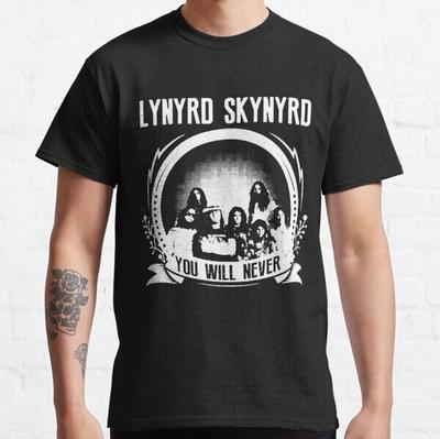 Винтажная хлопковая черная футболка Lynyrd Skynyrd You Will Never, унисекс, размеры S-5XL
