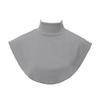 New Womens Muslim Modal Fake False Collar Islamic Hijab Extensions Turtleneck High Neck Cover Warmer Bright Solid Color Half Top