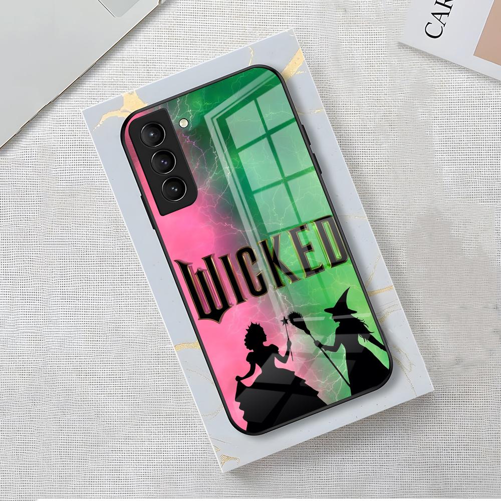 Movie W-Wicked Party Phone Case For Samsung A56 A36 A26 A16 A15 A25 A35 A55 A14 A34 A24 A54 Glass Case