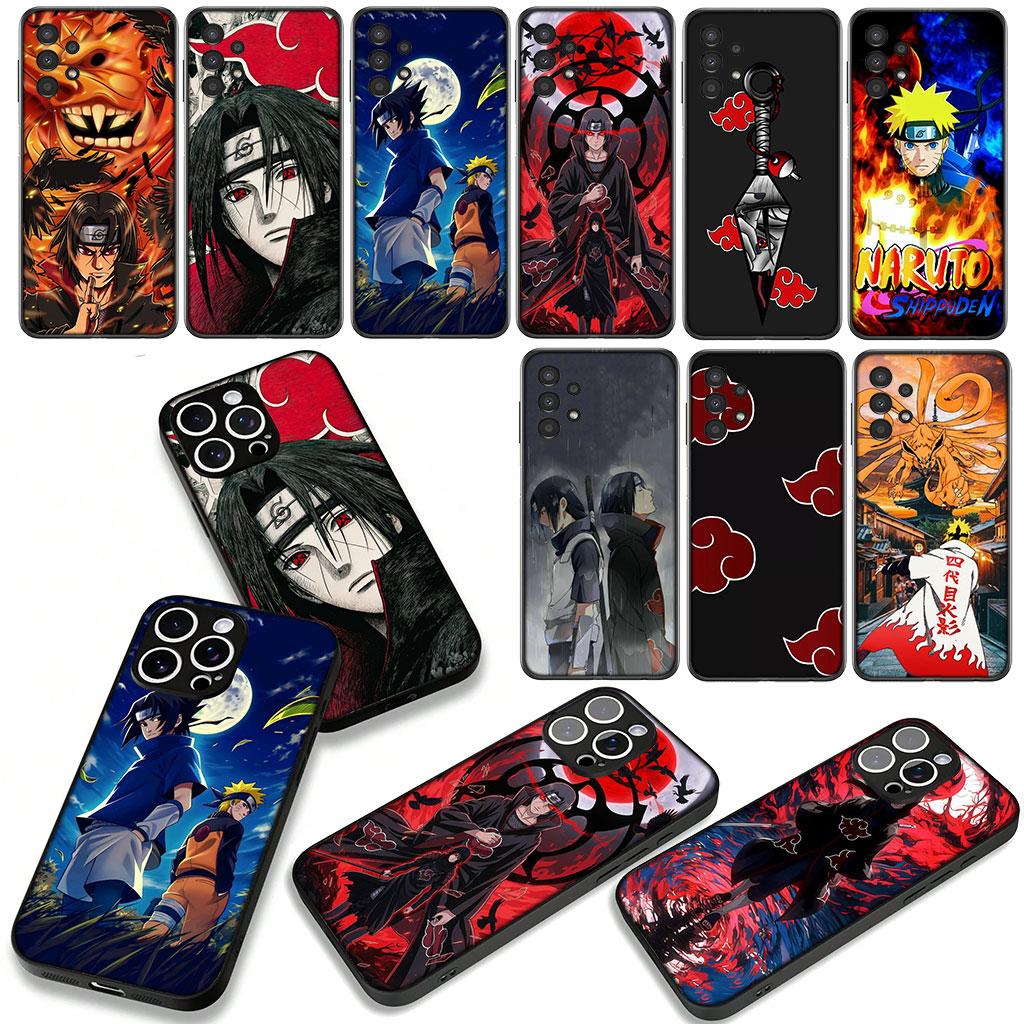 Для Samsung Galaxy A25 A37 A57 A12 A14 A50 A51 A70 A71 A72 A21S A04 Note 20 9 8 10 Чехол Акацуки Наруто Итачи Учиха Саске