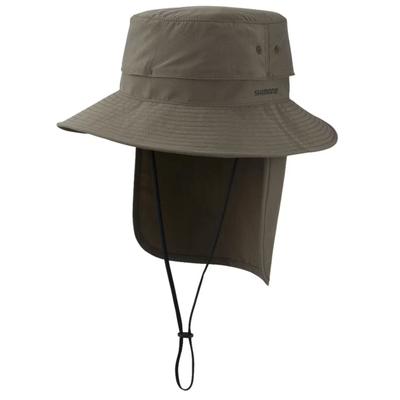Синтетическая шляпа с козырьком коричневая S CA-064V