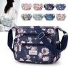 Нейлоновая женская сумка с принтом, сумка через плечо, сумка кроссбоди, сумка для матери среднего возраста