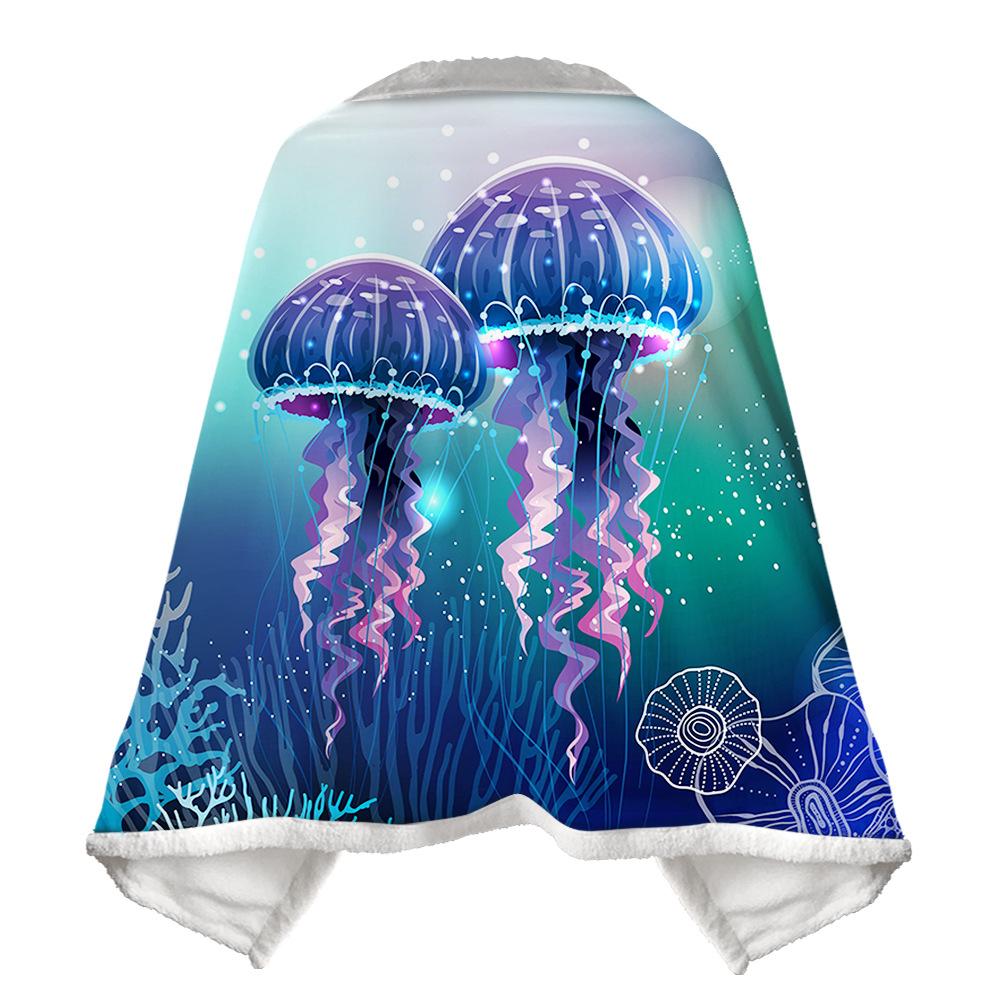 3D фланелевое теплое комфортное легкое волшебное одеяло разных размеров для дома и офиса, путешествия, кровати, дивана, моющееся одеяло