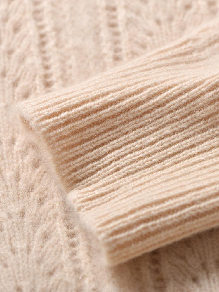 Женский кашемировый свитер Qinghe кашемир 30% кашемир 70% шерсть осенне-зимний кашемировый пуловер мягкий и теплый