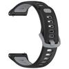 Double Color 22mm universal strap For ticwatch proX / pro3 lite / pro / GTX / E2 For Realme Watch 5 3 2 S rubber buckle silicone
