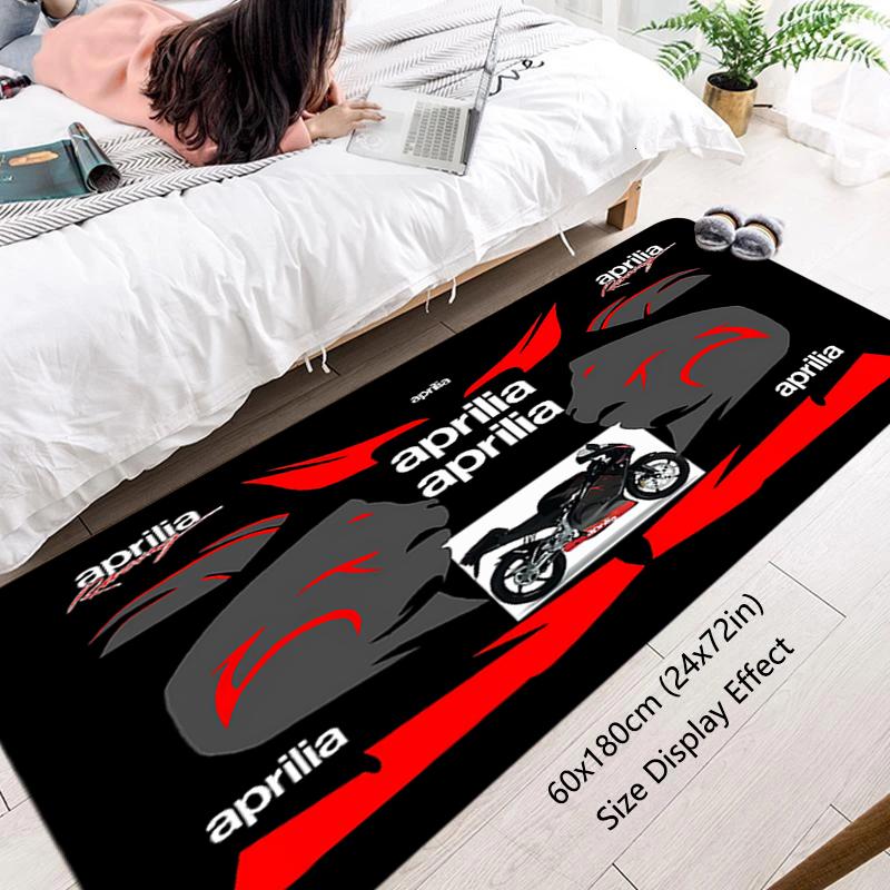 Floor Mat Non-slip Foot Rug Italy Aprilias Racing Motorcycles Hallway Carpet Kitchen Water Absorbed Rugs Bedside Mats Home Decor