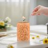 Blooming Floral Pillar Candle Silicone Mold Rose Scented Diffuser Stone Making Craft Tool