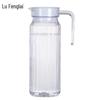 1100ML Striped PC Plastic Water Pitcher