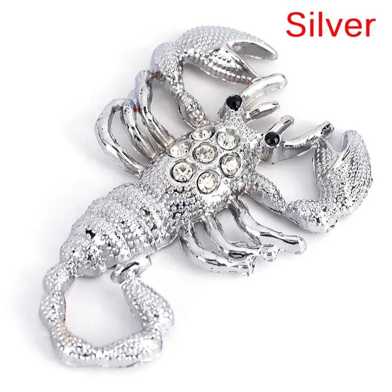 Забавная 3D наклейка-стикер скорпион для стайлинга автомобиля, крутая металлическая эмблема, значок, наклейки, серебристый/золотой