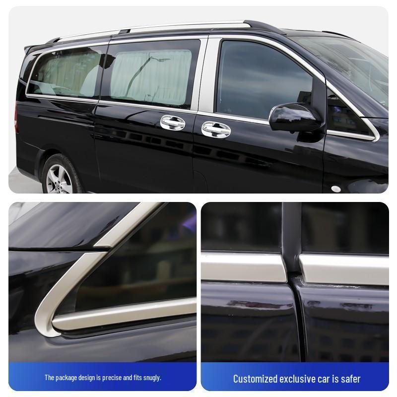 Нержавеющая сталь Окантовка окон для Mercedes-Benz Vito V250 V260L/Viano Наружная часть кузова.