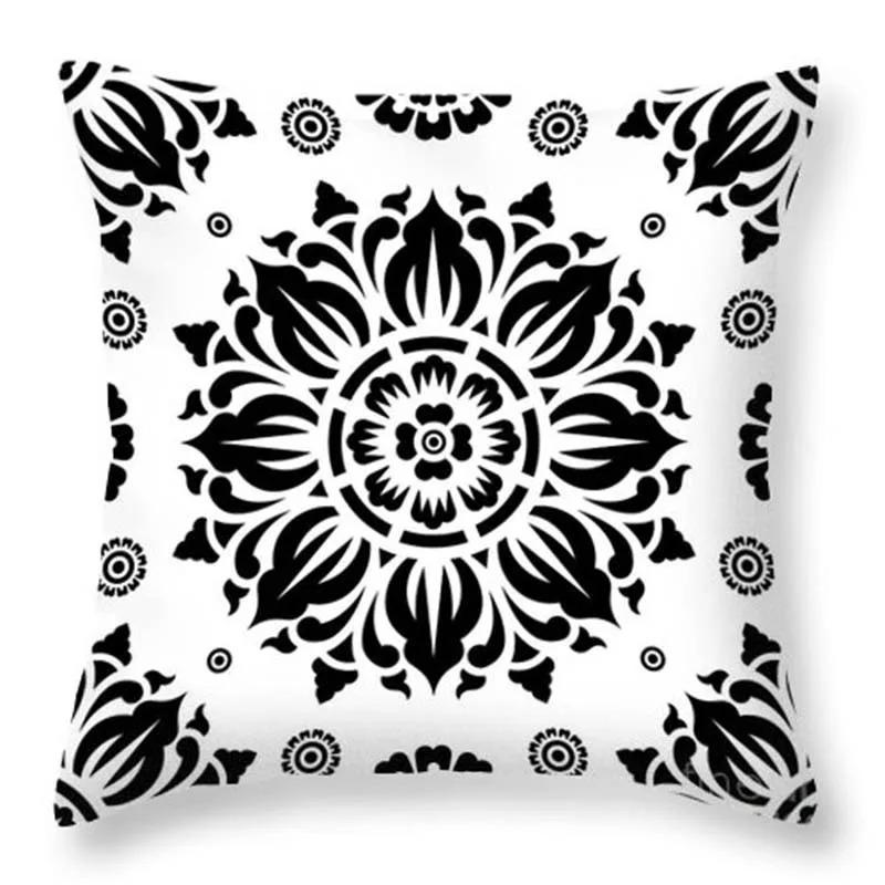 Luxury Home Decor Pillow Cover Car Living Room Sofa Cushion Cover Abstract Simple Stripe Print Pattern Cushion Cover