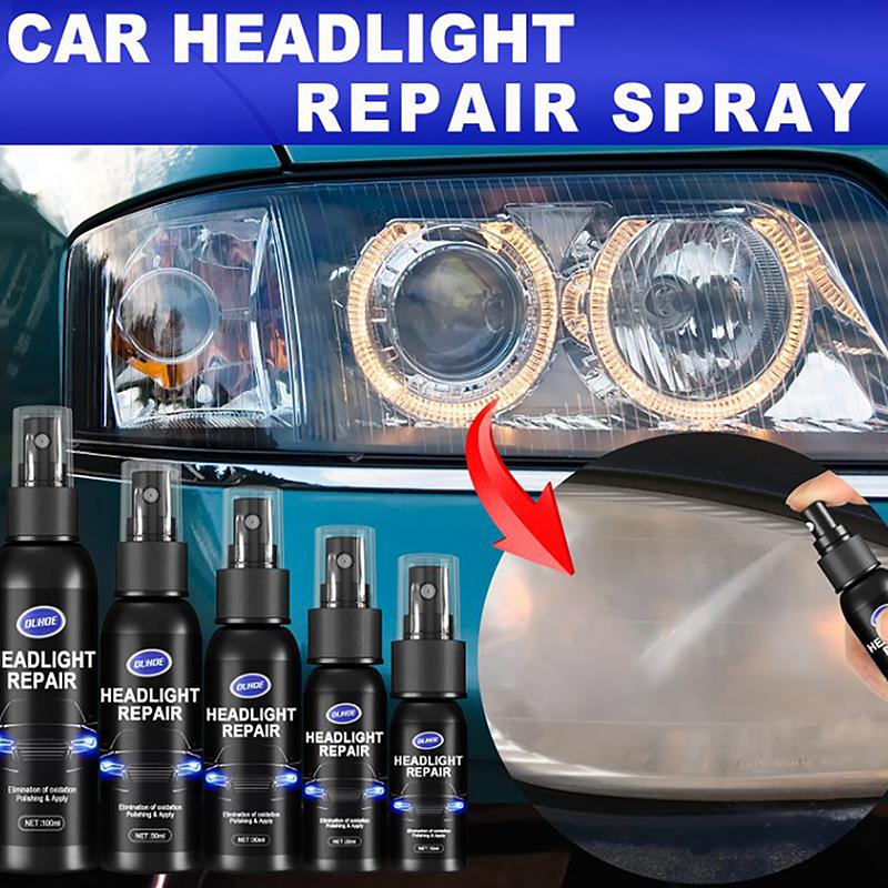 Car Headlight Polishing Agent Scratch Remover Repair Fluid Headlight Renewal Polish And Maintenance Liquid Kit Auto Accessories