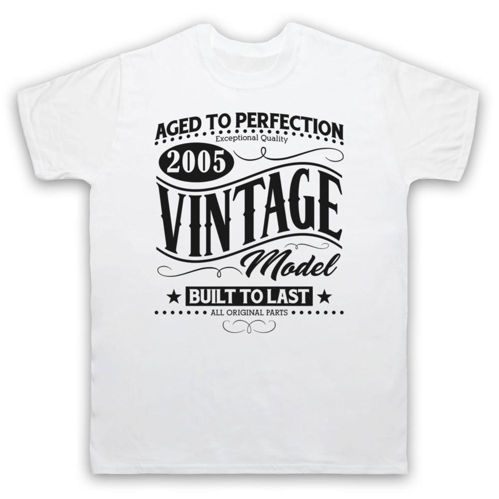 2005 Vintage Model Born In Birth Year Date Funny Age Mens And Womens T-Shirt