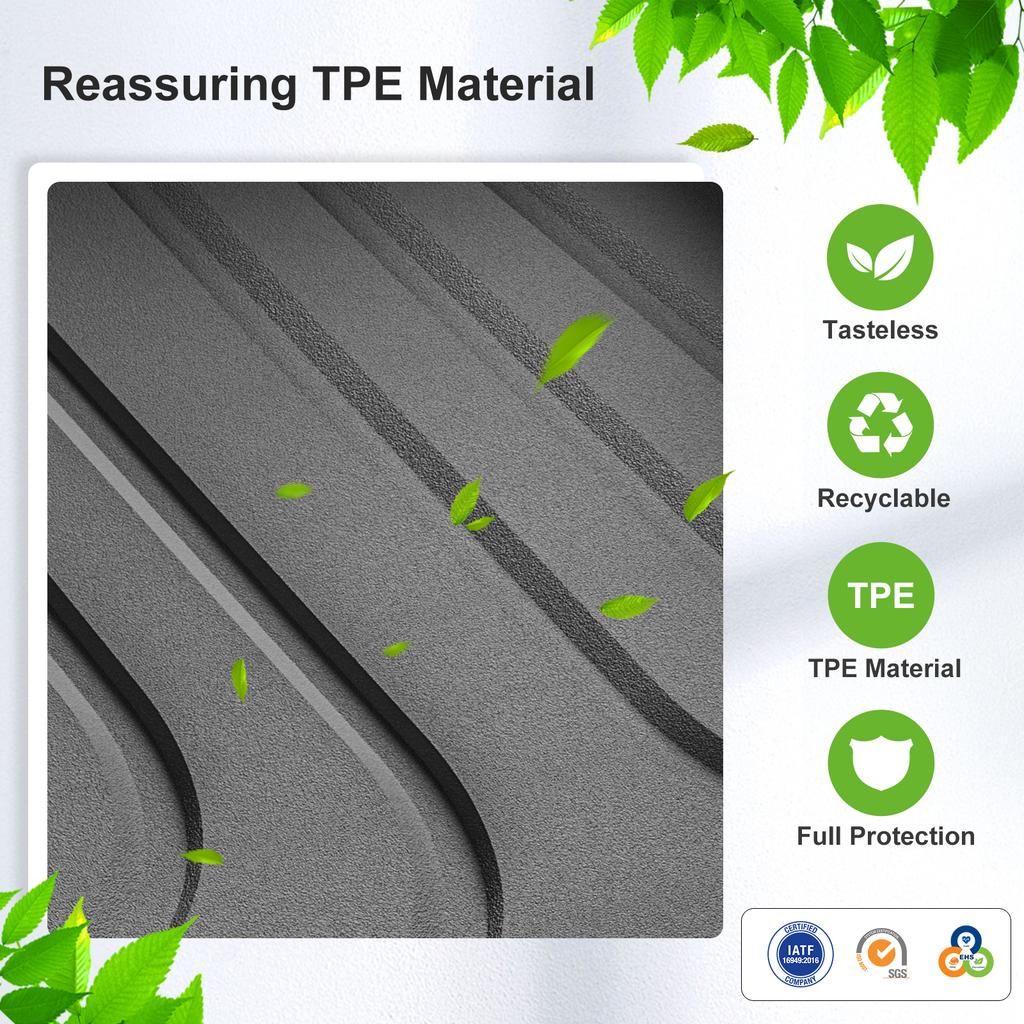 For BYD Song Plus EV/DMI Sealion 6 for BYD Seal U 2021-2024 Car Cargo Liner Trunk Pad TPE 3D Accessories Black