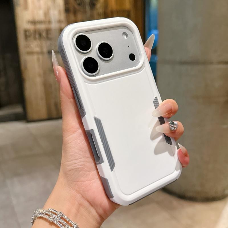 Гибридный ударопрочный чехол-броня для iPhone 17 Air 16E 16 15 14 Plus 13 12 11 Pro Max Двухслойная жесткая прочная защитная крышка